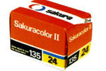 Konica Sakuracolor II Professional Type S ASA 100 film packaging